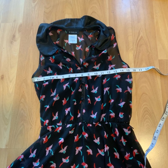 B Darlin sleeveless Hummingbird Mini Dress - Picture 4 of 6